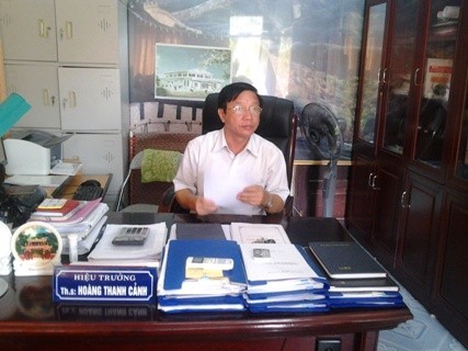 Thạc sĩ Nguyễn Hoàng Cảnh - Hiệu trưởng Trường THPT chuyên Quảng Bình cho biết từ ngày thành lập trường lãnh đạo nhà trường đã muốn xin phép lấy tên đặt tên cho trường và điều đó ấp ủ cho đến tận bây giờ